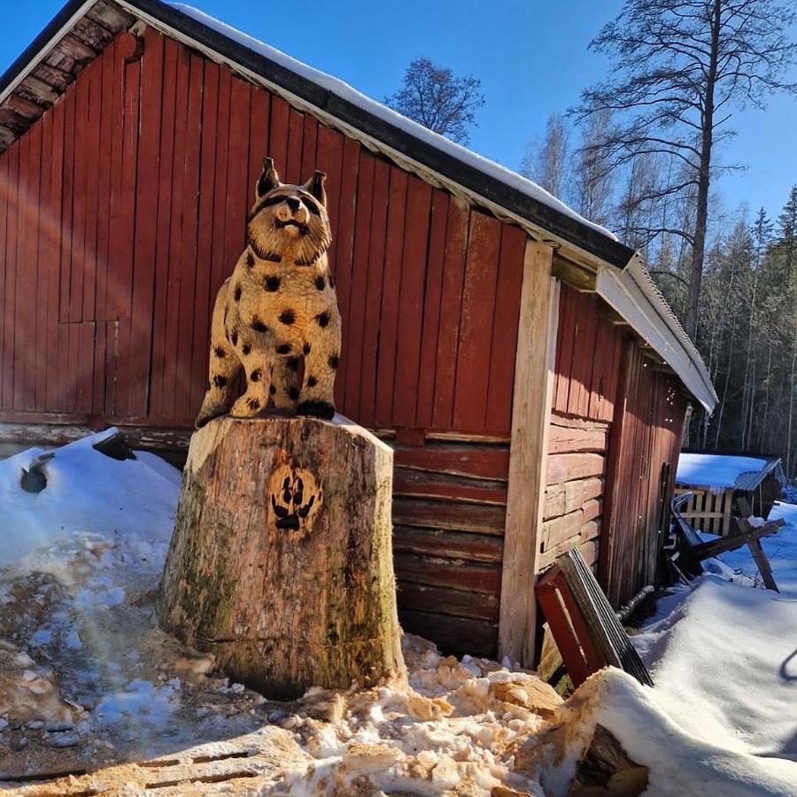 ハメーンリンナ Katiskosken Joenrantamoekkiヴィラ エクステリア 写真